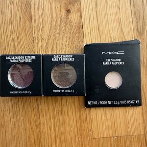 MAC Eyeshadow Singles Collection - Purple, Brown & White Shades